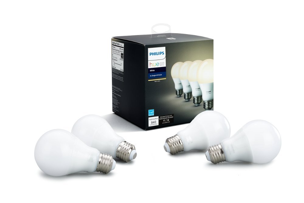 4 Hue white bulbs