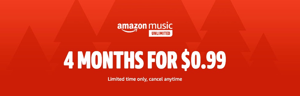 An image showing Amazon music unlimited promotion