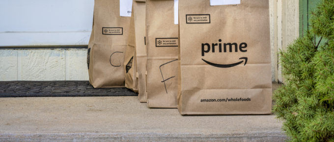Amazon Fresh grocery shopping